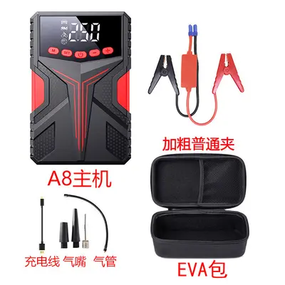 Diesel and Petrol Car Jump Starter Power Bank with Air Pump, High Capacity - 10