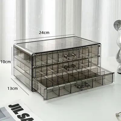 Schreibtisch-Organizer Schublade Kosmetik stapelbar - 12