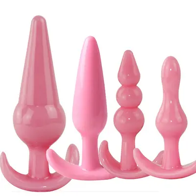 Unisex Anal Plug and Anal Beads Masturbation Device