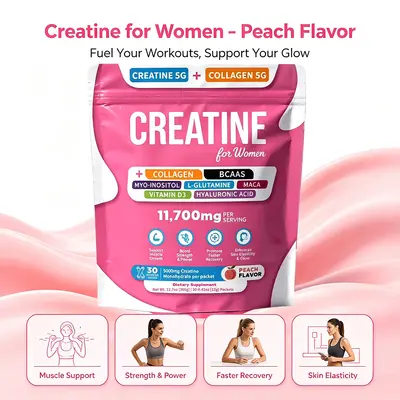 Women's Creatine Monohydrate Powder for Sports and Fitness - 4