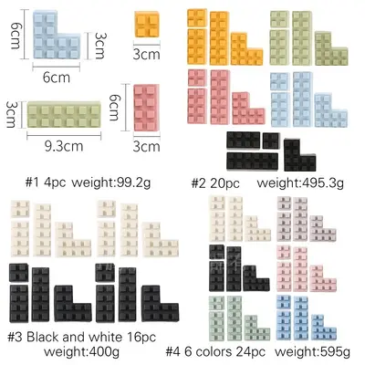 Baby silicone large blocks, chewable stacking toy