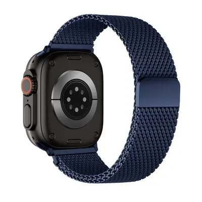 Apple Watch Ultra 2 uyumlu Milanese çelik kordon, manyetik kapatma - 9