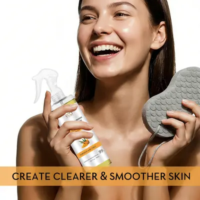 Kojik Asit Zerdeçal Vücut Spreyi, Peeling ve Cilt Tonu Aydınlatıcı - 4