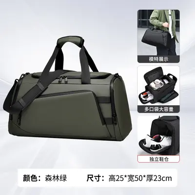 Men's travel backpack, lightweight multifunctional - 9