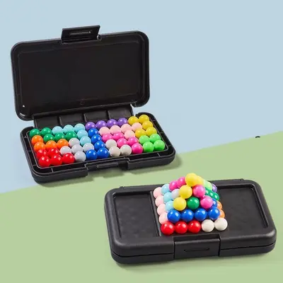 Smart-Zauberperlen-Pyramidenpuzzle Logikspielzeug
