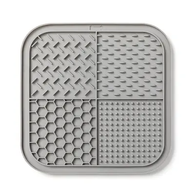 Silicone Pet Lick Mat, Slow Feeding Mat for Cats and Dogs, Strong Suction Cups - 13