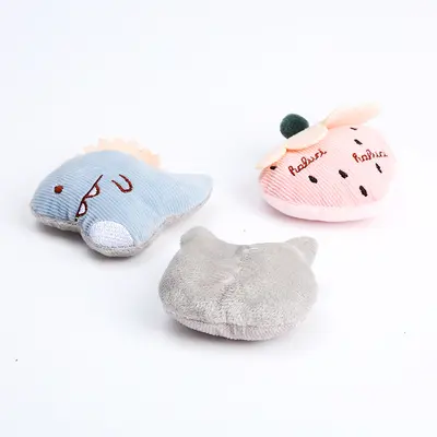 Cat Toy with Catnip, Cute Small Strawberry Plush - 4