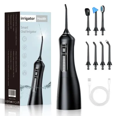 Electric Water Flosser Portable High-Frequency Pulse Dental Cleaner - 9