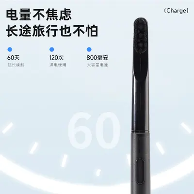 Sonic Electric Toothbrush for Adults, Wireless Charging, Waterproof, Portable - 4