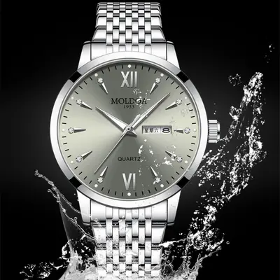Grenzüberschreitende Herrenuhr, Herren-Leuchtzifferblatt, Doppelkalender, gefälschte mechanische Uhr, leuchtend, wasserdicht, Douyin Kuaishou, Einzelstück, Tropfenversand, neues Modell