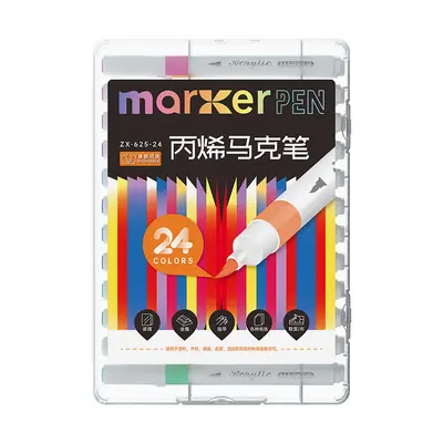 Kinder-Acryl-Marker Set zum Malen und Zeichnen