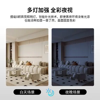 Binokulare Glühbirne Kamera 360 Grad drehbar Fernbedienung Sicherheit WiFi Nachtsichtkamera Dual Smart 360°