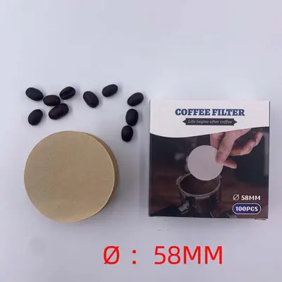 Siebträgergriff für Espressomaschine, Pulverbehälter und Kaffeefilterpapier - 12