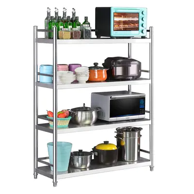 Stainless steel multi-layer kitchen shelf - 5