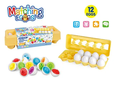 Geometric shape matching toy, twist egg - 6