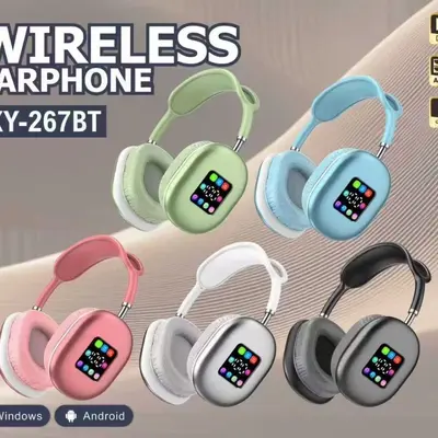 Grenzüberschreitend 2026 neues Modell P9 kabellose Over-Ear-Kopfhörer mit farbigem Bildschirm, extra lange Akkulaufzeit, Großhandel, direkt vom Hersteller