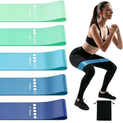 High-Elasticity Hip Resistance Loop Band, Tear-Resistant - 4