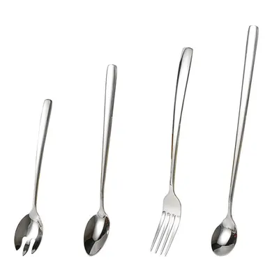 Daoqi 304 Edelstahl-Besteck-Set mit quadratischem Griff