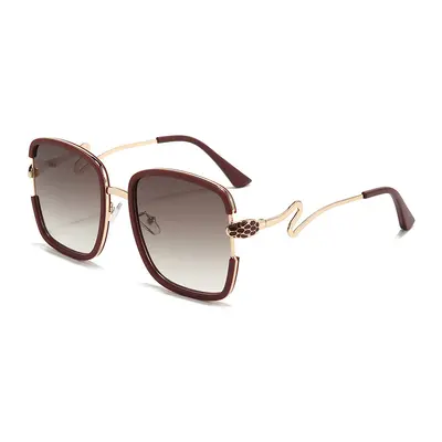 Oversized Korean-Style Women's Sunglasses, Anti-UV and Anti-Glare - 9