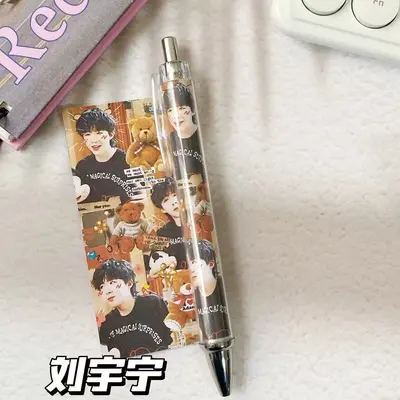 0.5 Black Retractable Gel Pen for Students, Durable - 9