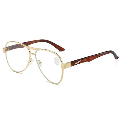 Men's Crystal Glass Sunglasses for Driving, Plain Lens - 7
