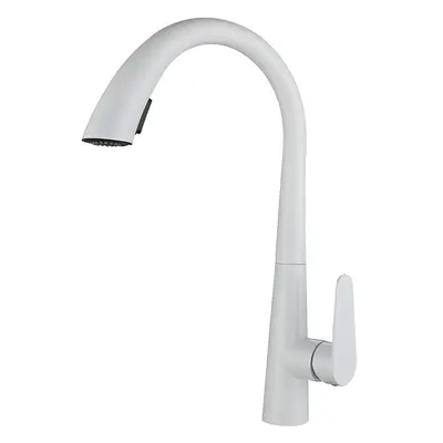 Gunmetal Grey 304 Stainless Steel Pull-Out Kitchen Faucet, Hot and Cold - 9