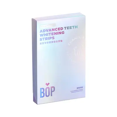 Bop Zahnpasta für Erwachsene, Einwegformat, komplette Box