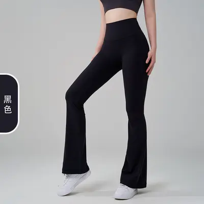 Women's High-Waist Micro Flare Yoga Pants, Butt-Lifting - 11