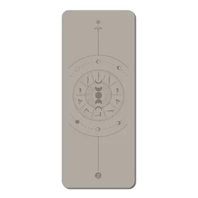 PU Rubber Yoga Mat, Non-Slip, Alignment Lines - 11