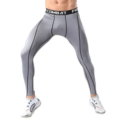 Men's Nine-Point Compression Pants Running Basketball Quick-Dry - 6