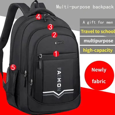 School bag for boys, backpack for middle school and high school students, large capacity backpack for girl university students, backpack for elementary school students, daily travel backpack, beautifully designed - 7