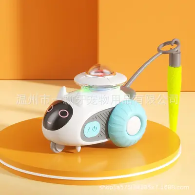 Smart Remote Control Pet Racing Car, Electric Self-Play Toy for Cats and Dogs - 7