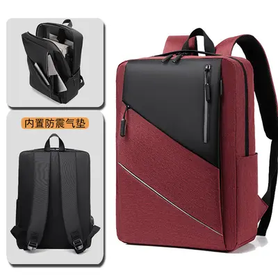 Cross-border business backpack for men, fashionable casual waterproof laptop backpack, high-end large capacity school bag for men, customizable - 12