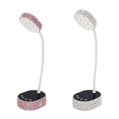 Cross-border Rhinestone Inlaid Tabletop Rechargeable Nail Art Lamp Quick-drying Gel UV Light Smart Sensor Phototherapy Machine Nail LED Lamp