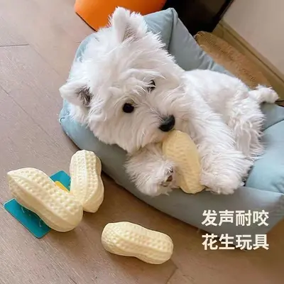 Fıstık Şekilli Köpek Çiğneme Oyuncağı Tüm Boyutlar - 10