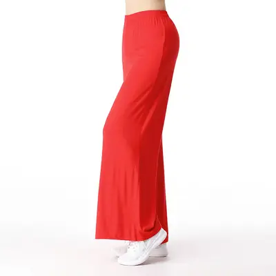 Modal-Yogahose mit weitem Bein, atmungsaktiv, Plus Size - 7