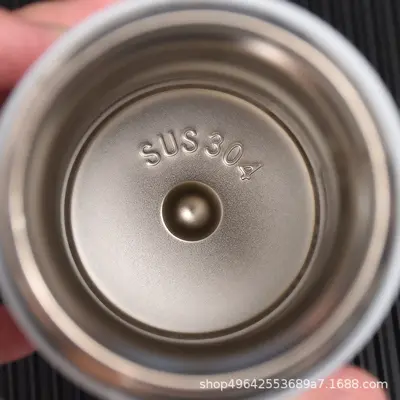 Akıllı sıcaklık göstergeli paslanmaz çelik termos bardak, 450 ml - 4