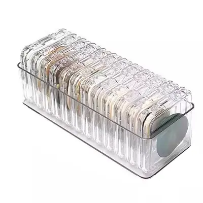 Tragbare Puderdose transparent tragbar - 5