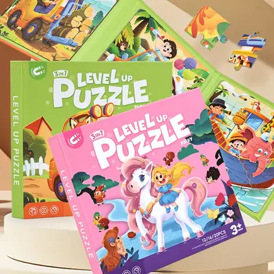 Magnetic Children's Puzzle for Toddlers 1-3 Years, Large Pieces Educational Toy - 3