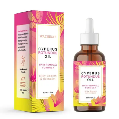 Cyperus Rotundus Care Oil, Reduces Hair Growth and Moisturizes Skin