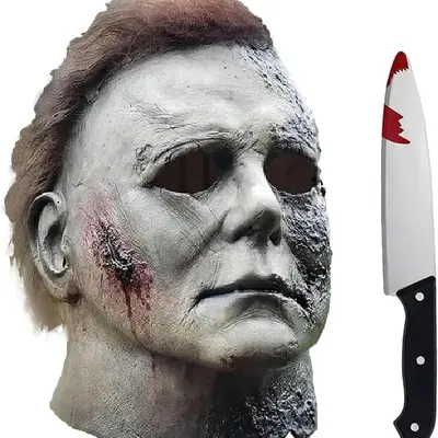 Michael-Myers-Halloween-Latexmaske im Film-Stil