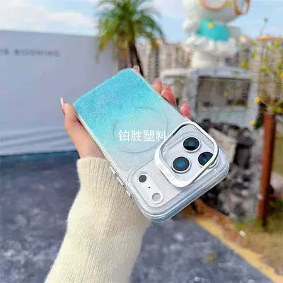 新款适用于苹果IPhone 17 ProMax闪粉渐变16 ProMax亮彩16E透明壳 - 11