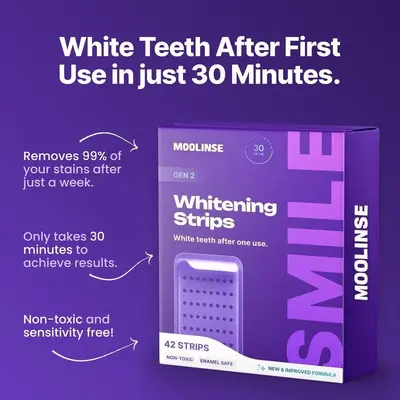 Mor Whitening Strips Diş Bandı, Diş Minesini Koruyan ve Beyazlatan - 5