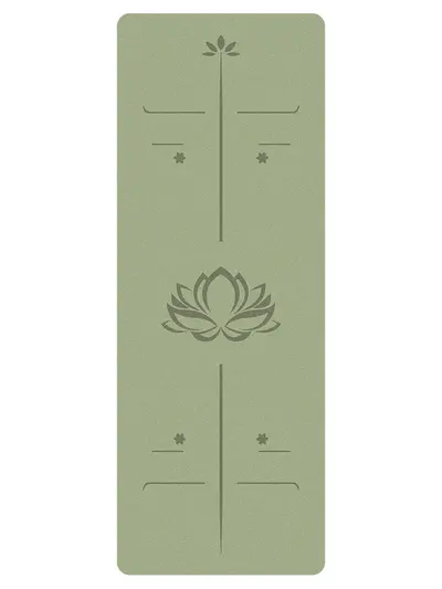 Odorless PU Rubber Yoga Mat, Anti-Slip, Thick, Sweat-Absorbing - 6