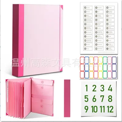 In Case I Go Missing Binder Manila-Taschen-Dokumentenmappe, Akkordeon-Dokumententasche - 7