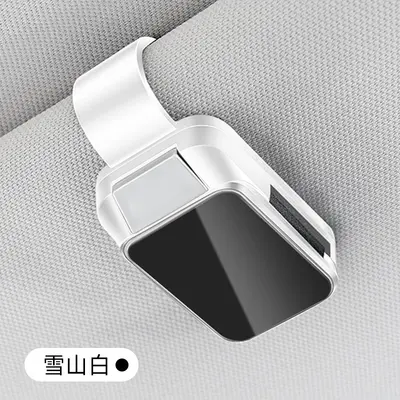 Neue Auto-Brillenklammer Sonnenblende Sonnenbrillenbox kreativer Sonnenblendenspeicher Brillenklammer-Halter Trendmodell - 7