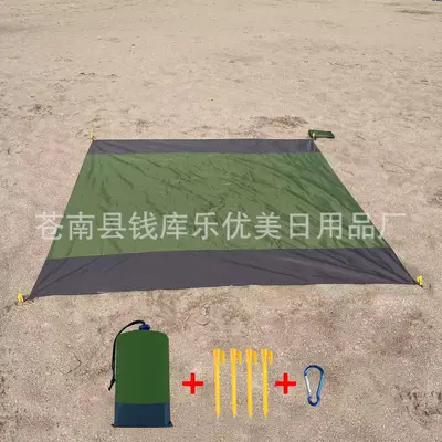 Yeni Açık Kamp Plaj Mat Su Geçirmez Katlanabilir Cep Piknik Mat Plaj Kamp Polyester Ekose Kumaş Zemin Mat - 13