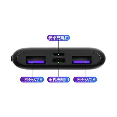 Grenzüberschreitende 5000mAh Mini-Powerbank, kompakt, bedruckbar mit Firmenlogo, tragbar, ultradünn, beheizte Stola Powerbank