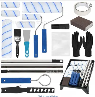 Paint Roller Set, 4/9 Inch, for Ceilings and Walls - 13