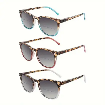 Color-Changing Bifocal Reading Glasses, Fashion Sunglasses